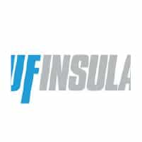 Logo of VF Insula in blue and gray text.
